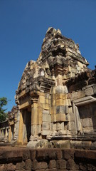 Ruins of Prasat Sdok Kok Thom - Khmer temple in Sa Kaeo, Thailand