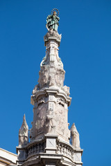 Fototapeta na wymiar Obelisk in Naples, Italy