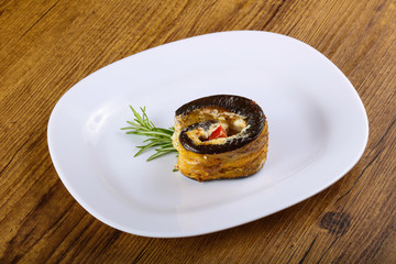 Stuffed eggplant