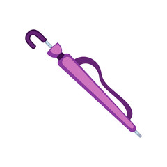 Closed umbrella vector illustration.