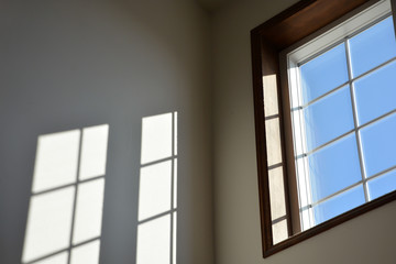 Window in the morning