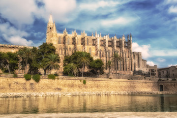 Obraz premium Kathedrale La Seu, Mallorca