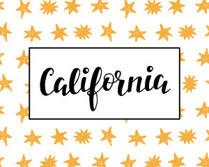 California modern calligraphy