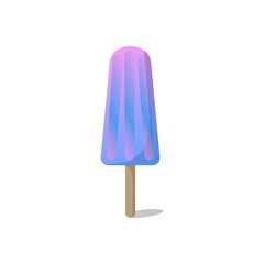 Ice Cream or Popsicle Flat Design