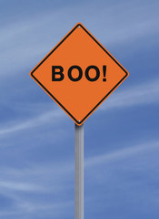 Halloween Road Sign