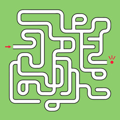 Vector labyrinth 62. Maze / Labyrinth with entry and exit.