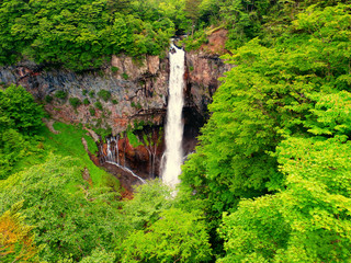 Fototapeta na wymiar Japanese waterfall
