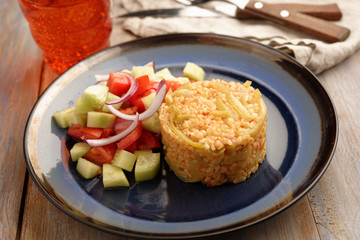 Pilaf with vegetables