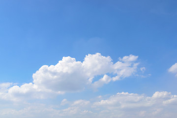 Beautiful blue sky and clouds texture background.