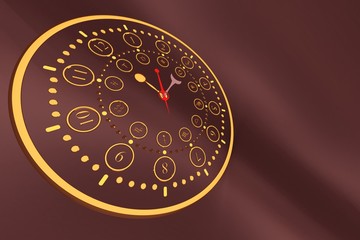 3D illustration, Zodiac signs in different versions, for illustration purposes on different subjects use.