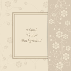 Floral vector background.