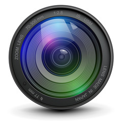 Camera photo lens - obrazy, fototapety, plakaty