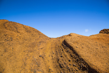Île de Madère : Pico do Arieiro , roche volcanique