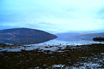 The beautiful view in Scotland