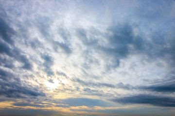 Fototapeta na wymiar sky with cloudy as a background wallpaper, pastel sky wallpaper