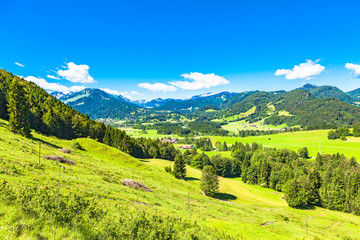 landscape in oberallgau (bavaria - germany)