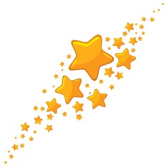 big and small cartoon stars