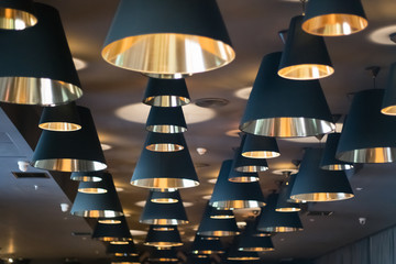 Chandeliers beautiful lights on the ceiling illumination