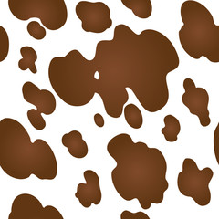 cow texture pattern repeated seamless brown and white milk lactic chocolate animal jungle print spot skin cloud
