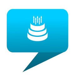 cake blue bubble icon