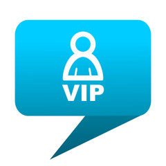 vip blue bubble icon