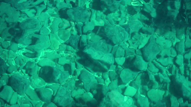 Crystal clear water of the Ionian Sea