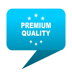 premium quality blue bubble icon