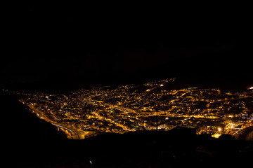  Île de Madère : Vue de machico la nuit
