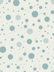 Seamless pattern with sprayed droplets. Ink and brush. Abstract. Hand drawn. Vector illustration.