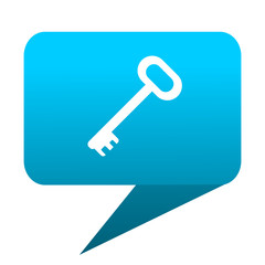 key blue bubble icon