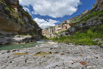 Famous Spanish canyon Foz de Lumbier