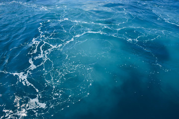Fototapeta premium surface of water and wave on the ocean
