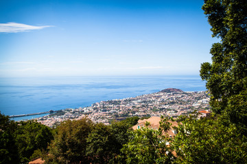 Naklejka na ściany i meble Île de Madère : vue sur Funchal