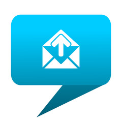 email blue bubble icon