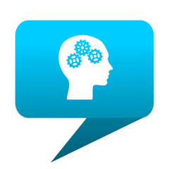 head blue bubble icon