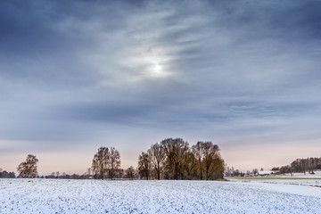 Winter landscape Bavaria