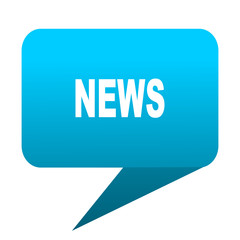 news blue bubble icon