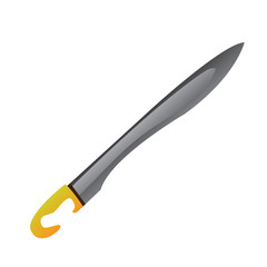 Isolated sword on a white background, Vector illustration