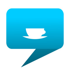 espresso blue bubble icon