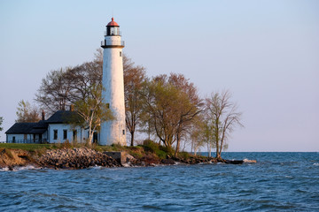 Pointe aux Barques Lighthouse, built in 1848