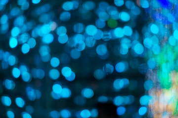 Obraz premium Abstract circular light bokeh background