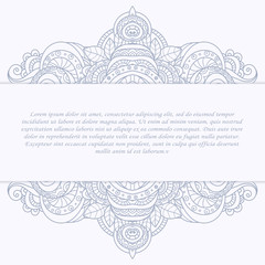 Vintage frame. Decorative vector design elements. 
