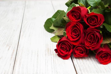 Outdoor-Kissen Red roses © Olena Rudo