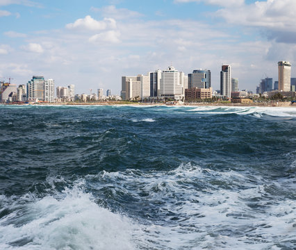View to the Tel Aviv.