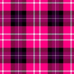check diamond tartan plaid fabric seamless pattern texture background - hot pink, purple, white and gray color