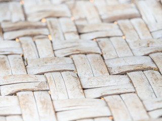 Closeup, abstract dry bamboo grids pattern for nature background