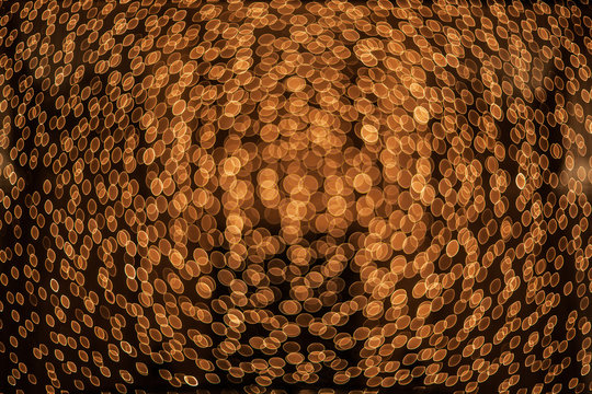 Gold swirly bokeh orgia