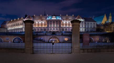Fototapeta na wymiar The Royal Castle in Warsaw