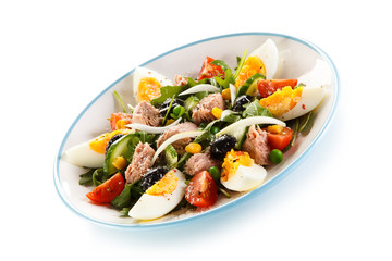 Tuna and vegetable salad 