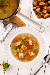 Barley soup